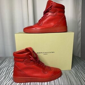 John Galliano high top sneakers